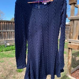 Long Sleeve Short Winter Dress